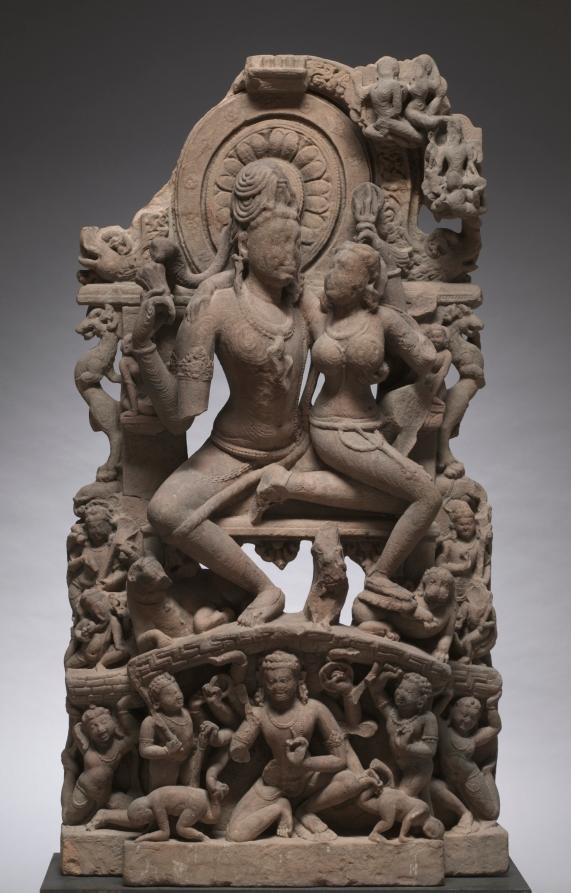 Miniature of statue - Ravana Shaking Mount Kailasa